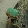 糯种翡翠戒指-红掌柜珠宝