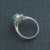 糯种阳绿翡翠水滴戒指-红掌柜珠宝