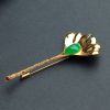 满绿翡翠胸针 - 红掌柜珠宝
