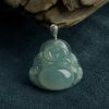 糯种翡翠坐佛吊坠 - 红掌柜珠宝 