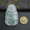 冰糯种翡翠站佛 - 红掌柜珠宝