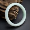 糯种飘绿翡翠手镯 - 红掌柜珠宝