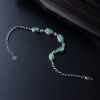 18K镶缅甸天然冰糯种浅绿翡翠手链-红掌柜