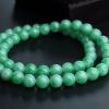10.5mm缅甸糯种阳绿翡翠项链-红掌柜