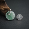 天然缅甸翡翠平安扣吊坠-红掌柜