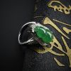18K镶钻翡翠戒指-红掌柜珠宝