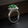 满绿翡翠戒指 - 红掌柜珠宝