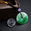 缅甸糯种票错翡翠挂件-红掌柜珠宝