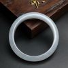 缅甸飘花翡翠手镯-红掌柜珠宝