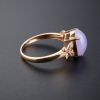 紫罗兰翡翠戒指-红掌柜珠宝
