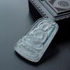 A货天然木那高冰种翡翠佛牌吊坠 - 红掌柜