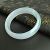 淡蓝底翡翠手镯 - 红掌柜珠宝