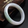糯种翡翠飘绿手镯 - 红掌柜珠宝