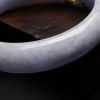 糯种紫罗兰翡翠手镯 - 红掌柜珠宝
