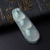 冰种翡翠四季豆吊坠-红掌柜珠宝