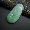 糯种翡翠苹果绿如意吊坠 - 红掌柜珠宝