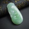 糯种翡翠苹果绿如意吊坠 - 红掌柜珠宝