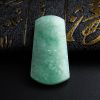 糯冰种浅绿翡翠方牌吊坠 - 红掌柜珠宝