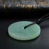 糯种苹果绿翡翠平安扣吊坠 - 红掌柜珠宝