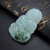 飘花翡翠观音吊坠-红掌柜珠宝
