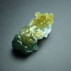缅甸天然糯种俏色翡翠貔貅吊坠-红掌柜