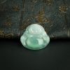 冰糯种飘绿翡翠佛吊坠-红掌柜