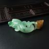 带黄翡并蒂莲吊坠 - 红掌柜