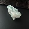 冰糯种飘蓝翡翠貔貅吊坠 - 红掌柜