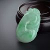 糯种翡翠如意吊坠-红掌柜