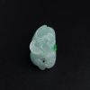 缅甸天然糯种浅绿翡翠吊坠-红掌柜