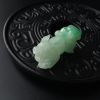细糯种浅绿飘花翡翠貔貅吊坠-红掌柜