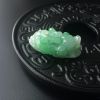 细糯种翡翠貔貅吊坠-红掌柜