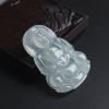 A货天然冰糯种翡翠观音吊坠 - 红掌柜
