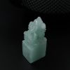 糯种浅绿翡翠貔貅印章-红掌柜