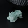 缅甸天然冰糯种淡绿翡翠貔貅吊坠-红掌柜