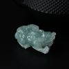 天然冰糯种淡绿翡翠貔貅吊坠-红掌柜