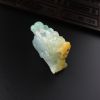 缅甸天然糯种浅绿飘黄翡翡翠貔貅吊坠-红掌柜