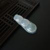 天然冰糯种翡翠福豆吊坠 - 红掌柜
