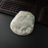 缅甸糯种淡绿翡翠鸡牌吊坠-红掌柜