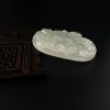 缅甸天然糯种淡绿翡翠吊坠-红掌柜