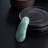 天然糯种飘绿翡翠福瓜吊坠 - 红掌柜