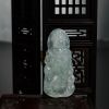 缅甸A货天然冰糯种浅绿翡翠观音吊坠 - 红掌柜
