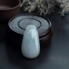 缅甸A货天然糯种飘绿翡翠福瓜吊坠 - 红掌柜