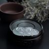 缅甸天然冰糯种翡翠如意吊坠-红掌柜
