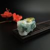 天然糯种飘花翡翠貔貅吊坠 - 红掌柜
