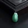 缅甸A货天然糯种苹果绿翡翠福瓜吊坠 - 红掌柜