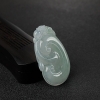 糯种浅绿翡翠如意吊坠 - 红掌柜