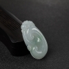 糯种浅绿翡翠如意吊坠 - 红掌柜