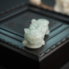 糯种浅绿翡翠貔貅吊坠-红掌柜