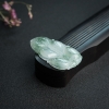 缅甸天然糯种飘花翡翠吊坠-红掌柜